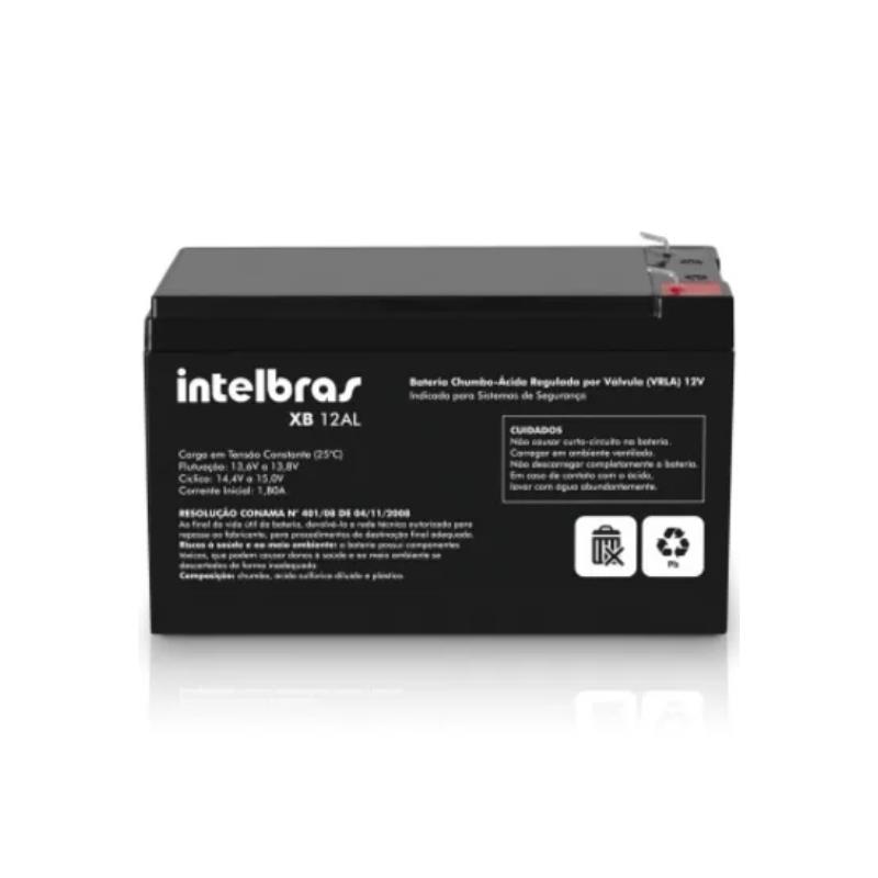 Bateria de Chumbo-ácido 7A 12V Sistemas de Segurança XB 12AL Intelbras