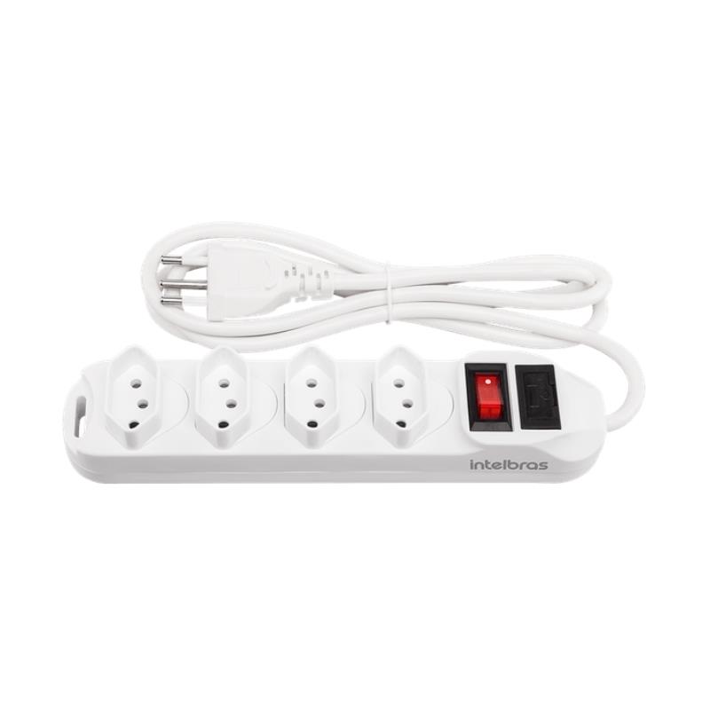 Protetor Eletrônico 4 Tomadas EPE 1004 Intelbras Branco