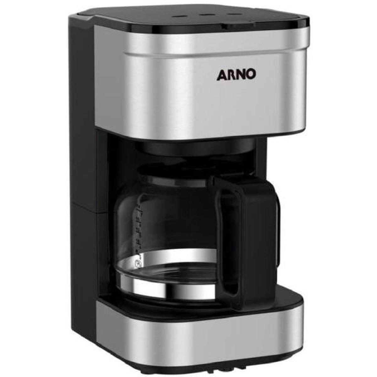 Cafeteira Elétrica Arno Preferita Inox 750ml Jarra de Vidro 220V