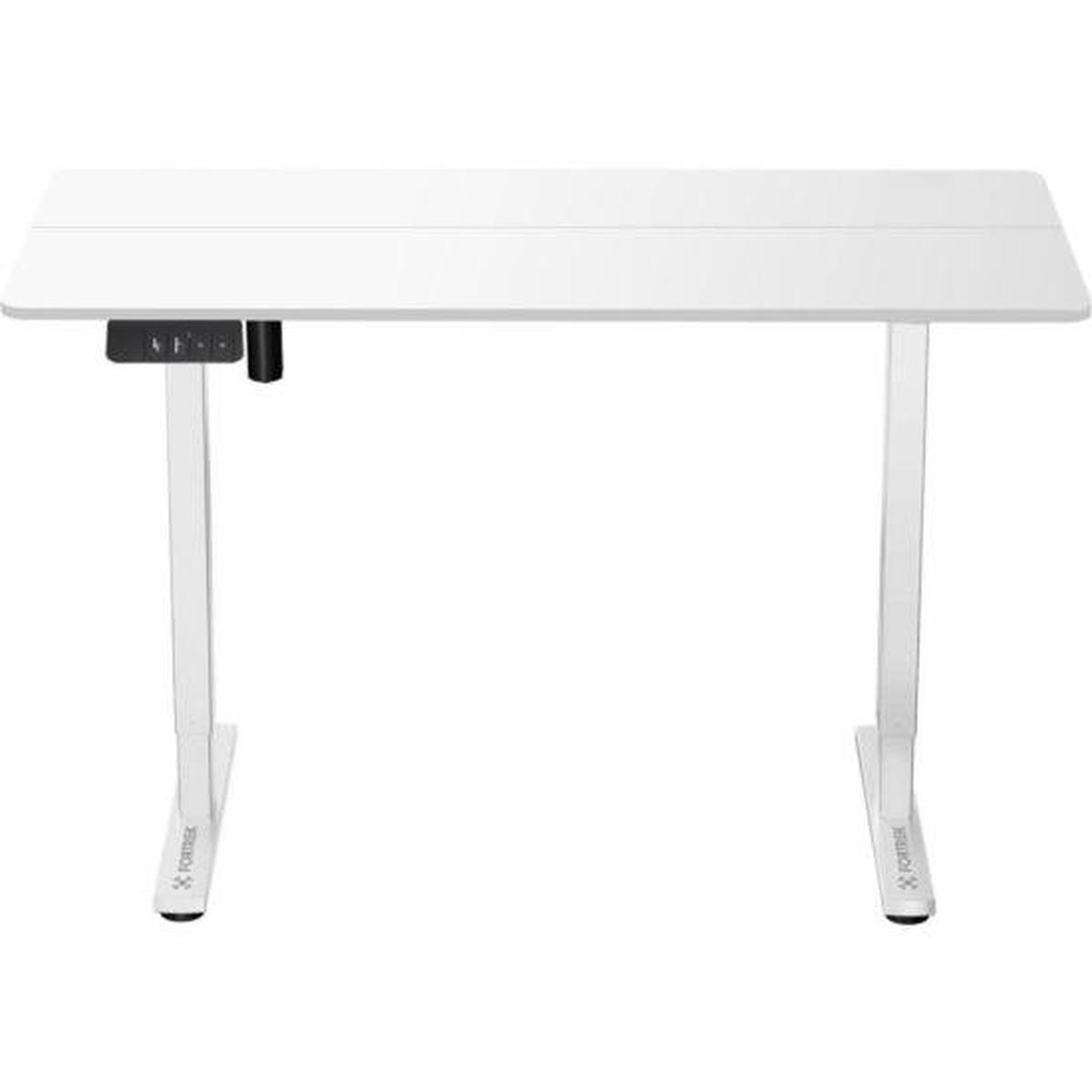 Mesa Elétrica Altura Ajustável Motor único Fortrek Lift Branca 120×60