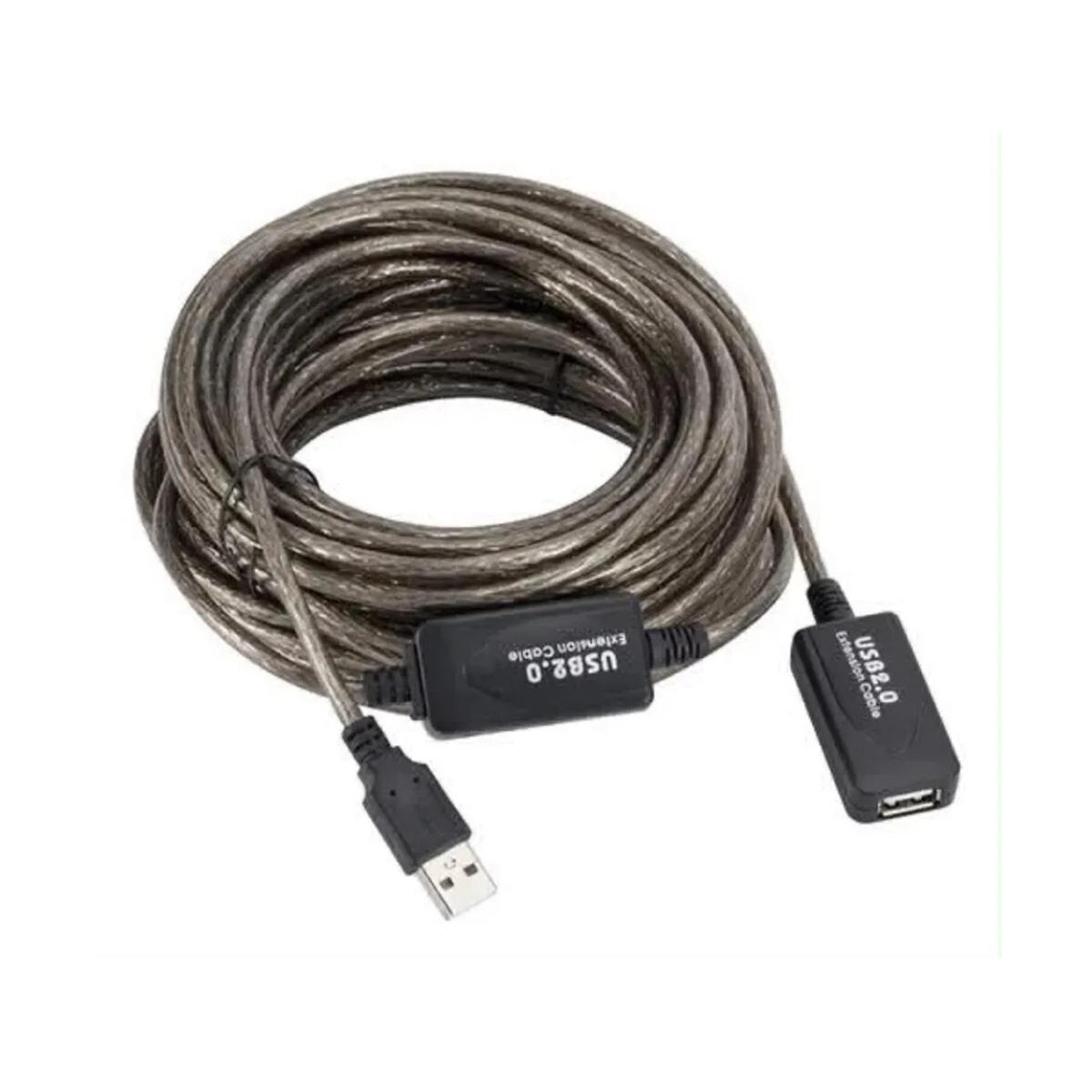 Cabo Extensor USB 2.0 Macho para Fêmea 15m