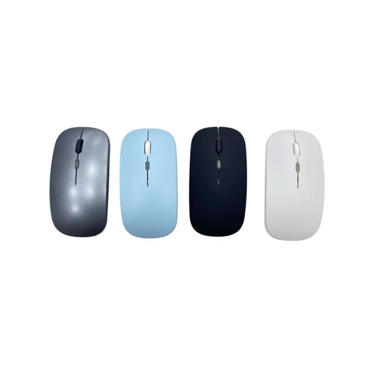 Mouse sem Fio com Bateria Recarregável USB-C W07 AOAS - Cor Sortida