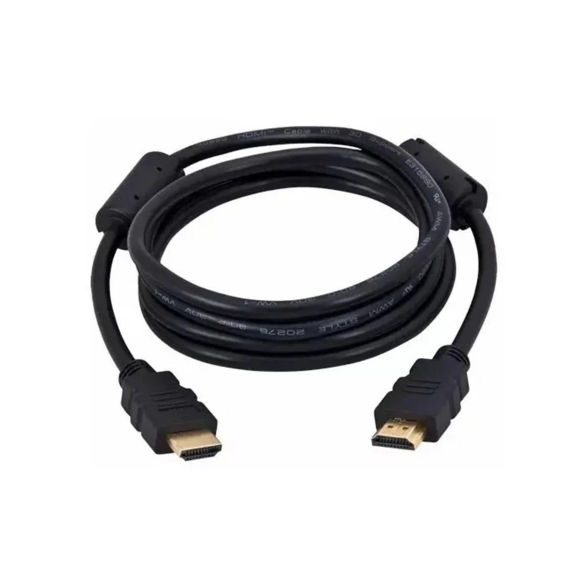 Cabo HDMI 1.4 Macho x HDMI 1.4 Macho Dourado - 5m