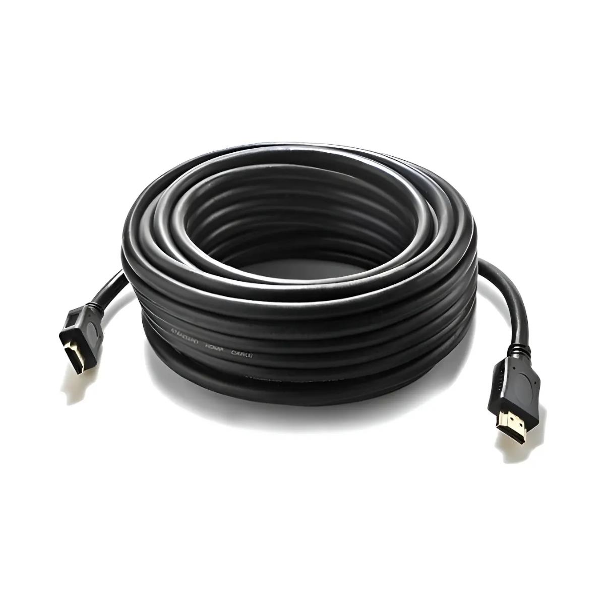 Cabo HDMI 1.4 Macho x HDMI 1.4 Macho Dourado - 20m