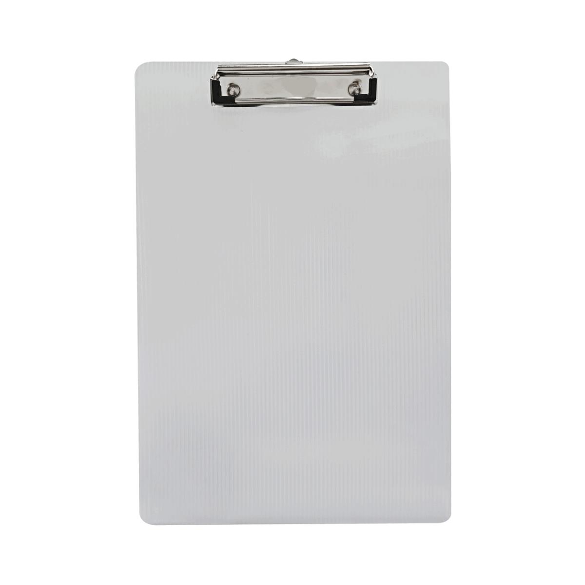 Prancheta Multionda Ofício Garra Metal Kit  Cristal
