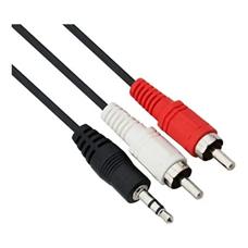 Cabo Áudio P2 Macho x 2 RCA Macho 5m