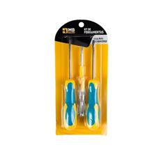 Conjunto de Ferramentas Testador Eletrecidade, Chave de Fenda e Phillips GB59173 MB Tools - 3 Peças