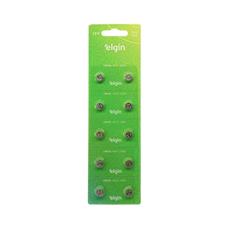 Cartela Bateria Pilha Alcalina 1.5V AG4 LR626 Elgin - 10 Unidades
