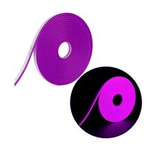 Mangueira Led Neon Flex Impermeável 12V Bivolt 5m Zem - Rosa