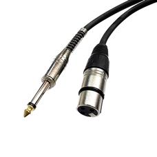 Cabo Áudio Microfone P10 x XLR Cannon 3m