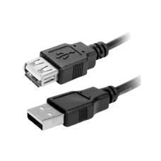 Cabo USB 2.0 Macho x USB 2.0 Fêmea 1.5m - Preto