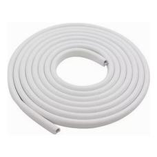 Borracha Protetora Borda Portas Carro Universal 10 M Branca