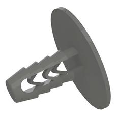 Grampos Fix Acabamento Cinza 10pcs Uso Geral