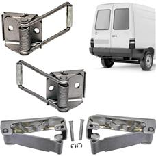 Kit Limitador E Suporte Estágio Porta Báu Fiorino 1985 2004 - UN / 4