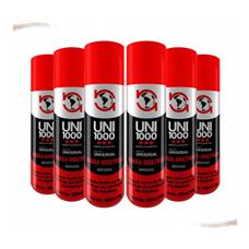 Kit 6 Graxa Spray Lubrificante Multiuso Alta Aderência