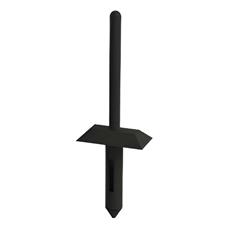 Rebite Pop Nylon Corpo 4x19mm Cabeça 15,5x2,5mm