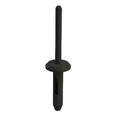 Rebite Pop Nylon Corpo 5x25,5mm Cabeça 12,3x2mm