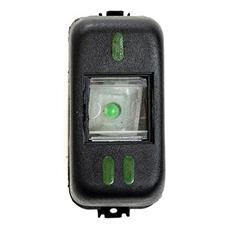 Tecla Simples Preta 8 Pinos 24v Mb Actros 08a12
