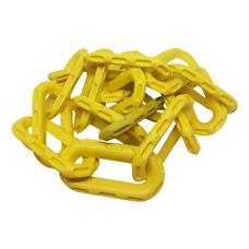 Corrente Plástica Fmold Sinalização Elo G Amarela 80 Mt Cor Amarelo