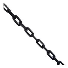 Corrente Plástica Fmold Sinalização Elo G Preto 10 Mt
