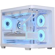 Gabinete Gamer Aerocool ATX P300C Branco Lateral Vidro