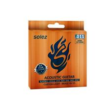 Jogo De Cordas P/violão Bronze 85/15 Solez 0.011'/0.052' Slatb11