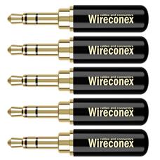 Kit 05 Conectores P2 Linha Stereo Wc 2313 Wireconex