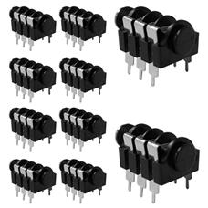 Kit 10 Conectores P10 Stereo Femea Painel Wc 345 Wireconex