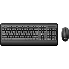 Kit Teclado e Mouse Lecoo KW202 Sem Fio Preto