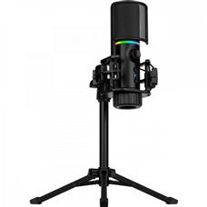 Microfone Gamer Streamplify Mic Tripod Com Tripé Preto RGB