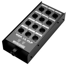 Painel Para Multicabos Sem Conectores 12 Vias Xlr Wireconex