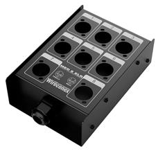 Painel Para Multicabos Sem Conectores 8 Vias Xlr Wireconex