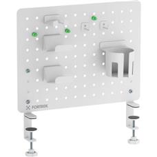 Pegboard Gamer Painel Organizador Fortrek Grid Space 42x48 Branco