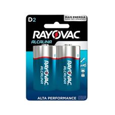 Pilha Alcalina 'd' Rayovac (cartela Com 2 Unidades) 20220