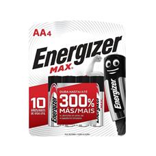 Pilha Alcalina Max Aa Cart 4 Sm-160 Energizer