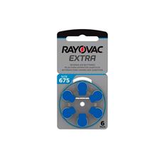 Pilha Auditiva Rayovac E. Adv Act Tam675 Cart 6 Sm-60