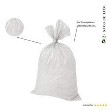 Saco De Lixo 20l Reforçado Transparente  100 Und