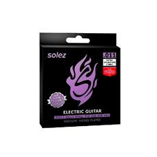Slg11 Ga Encordoamento Solez De Guitarra   0.011'