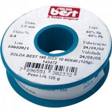Solda em Fio 189-MSX10 60x40 125g Azul Solda Best
