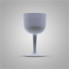 Taça Pit 500 Gin 16 Unidades 500ml Acrilico Cinza