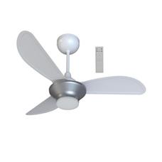 Ventilador de Teto Ventisol Mistral 3 Pás Branco/Cinza Bivolt