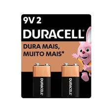 2 Baterias Alcalinas 9v Duracell