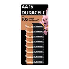 16 Pilhas Alcalinas Aa Duracell