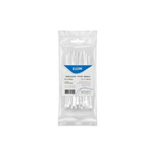 Abracadeira Nylon Pa66 Med Branco 3.6x150 P20 - 20 Unidades