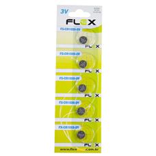 Bateria Cr1025 Cartela Com 5 Unidades Flex