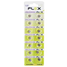 Bateria Botão Lr66 Cartela Com 14 Unidades Flex
