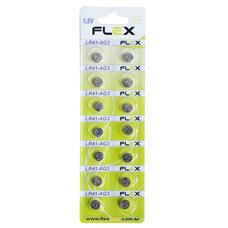 Bateria Botão Lr41 Cartela Com 14 Unidades Flex