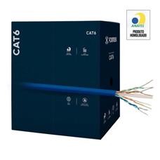 Cabo de Rede CAT6 305m Fortrek FK 510C CMX Azul - CX / 305