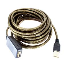 Cabo Extensão Usb A Macho  Fêmea Com Malha E Amplificador 2.0 10m Storm