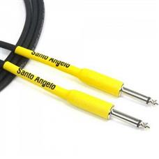 Cabo Para Instrumentos 4,57m Samurai Preto/Amarelo Santo Angelo